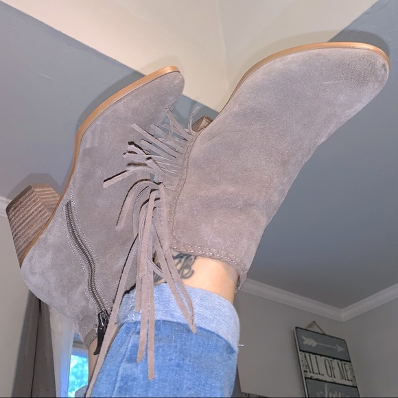 Franco Fortini “Ella” Ankle Booties in Griege - Picture 6 of 10